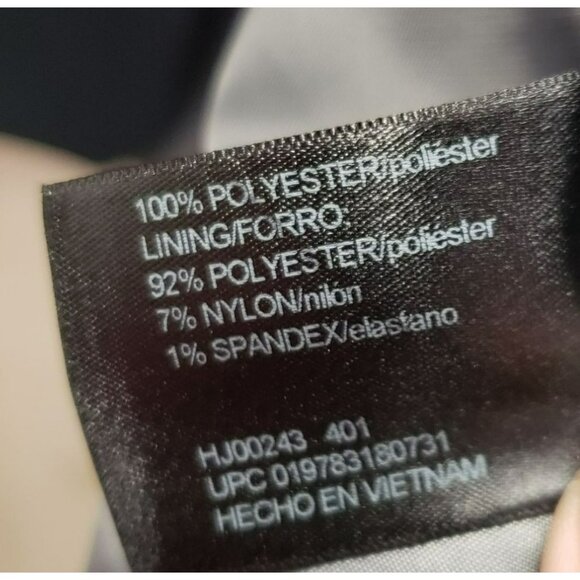 Haggar Active Series Blazer 42R Navy Tailored Fit Polyester Blend Double Vent - Picture 7 of 12